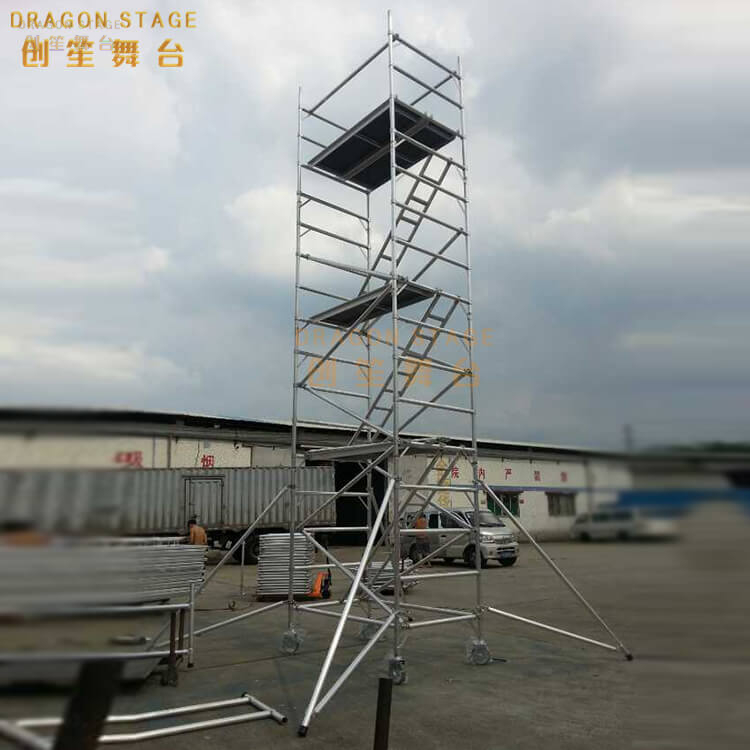 Unidad Mobile Doble andamio con escalera de escalera