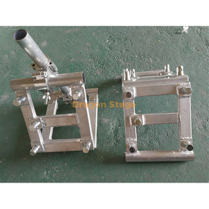 esquina de libro de aluminio para estructura de armazón de stand Sistema de armazón de escenario de aluminio Placa base de aluminio Esquina de libro Bisagra de armazón de ángulo variable para caja, placa de armazón triangular