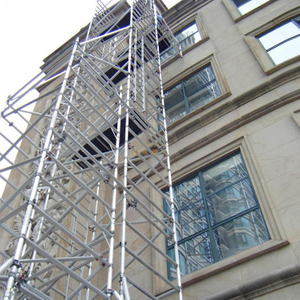 Escalera de aluminio Andamio Marco Torre Andamio 1.35x2x10.36m
