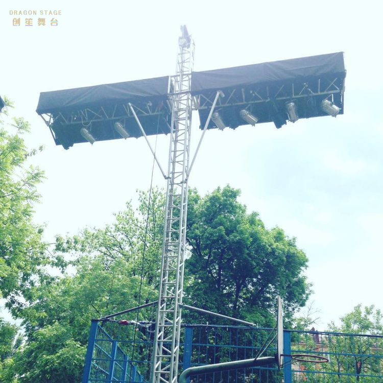 Truss de iluminación de sonido portátil