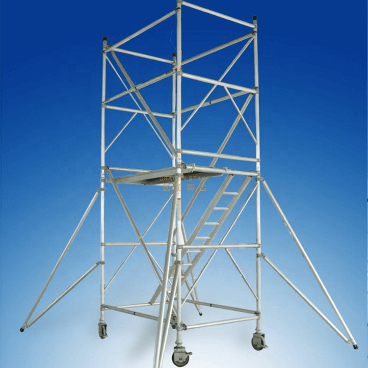 Torre de la torre móvil Doble andamio con escalera de escalera