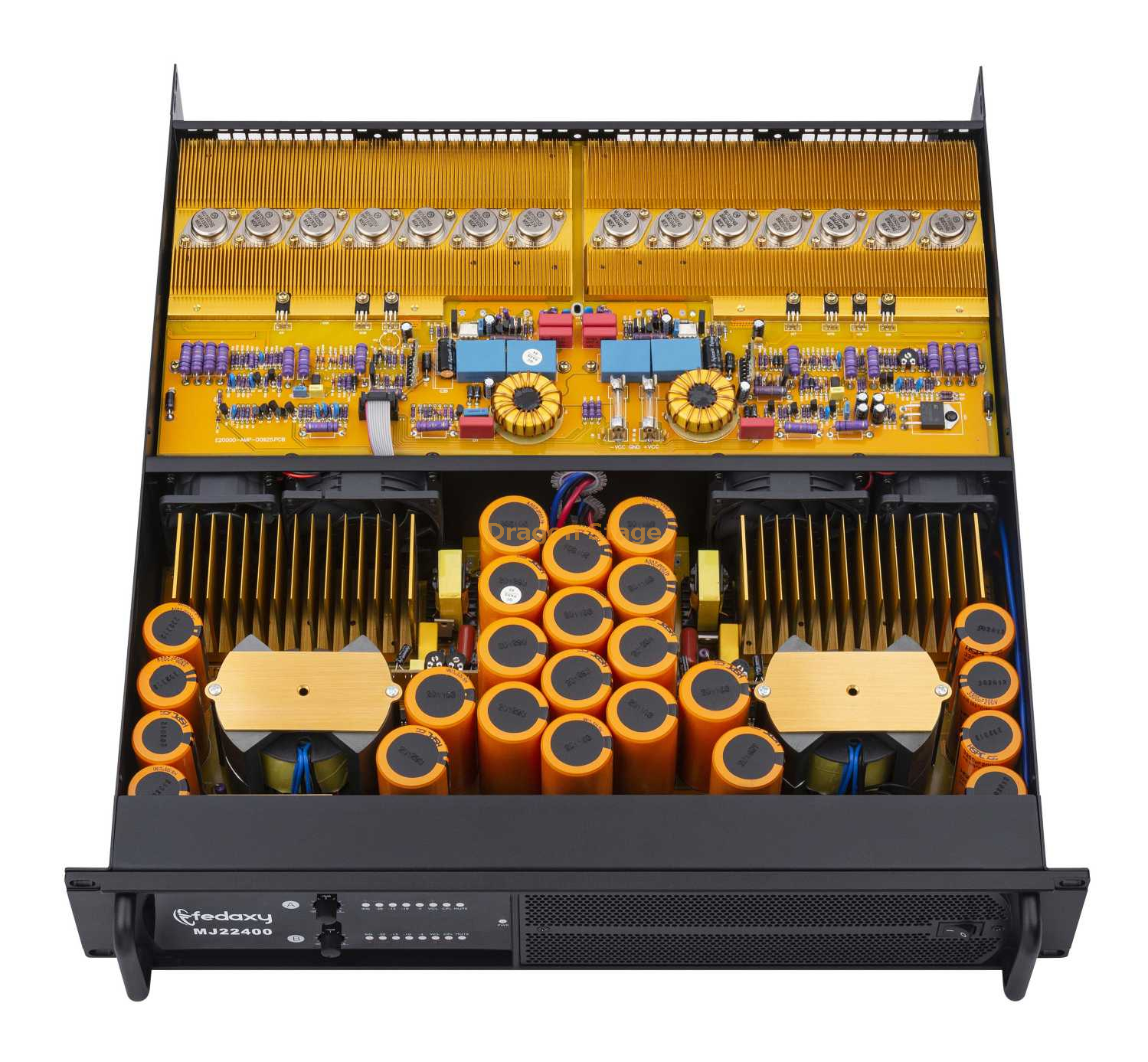 Clase TD 2 canales 1800W Amplificador de potencia de sistema de sonido popular en venta