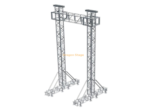Soporte de elevación de aluminio Line Array Gentry System Tower para eventos de 5 m de altura