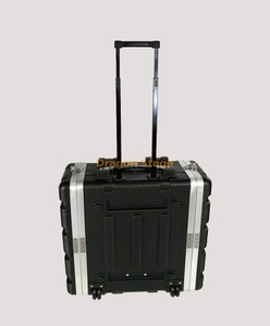 Caja de la carretilla del ABS 4UW con las ruedas Gabinete del equipo del amplificador de potencia de audio de 19 pulgadas 