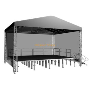 El evento móvil de aluminio fácil de instalar organiza la etapa portátil al aire libre los 9x6x5m del braguero del concierto